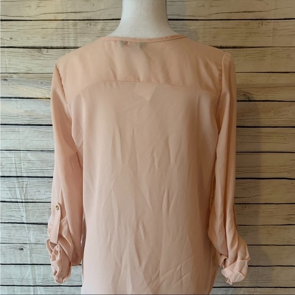 Indulge In Style Faux Wrap Blouse - Picture 5 of 13